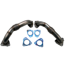 Cargar imagen en el visor de la galería, Wehrli 17-24 Chevrolet 6.6L L5P Duramax 2in Stainless Up Pipe Kit w/Gaskets