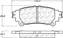 Load image into Gallery viewer, StopTech 13-19 Lexus GS350 Street Select Rear Brake Pads