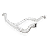 Stainless Works 2015-16 F150 2.7L Downpipe 3in High-Flow Cats Y-Pipe Factory Connection