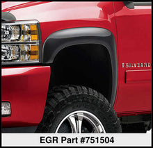 Cargar imagen en el visor de la galería, EGR 07-13 Chev Silverado 6-8ft Bed Rugged Look Fender Flares - Set (751504)