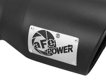 Cargar imagen en el visor de la galería, aFe Power Gas Exhaust Tip Black- 3 in In x 4.5 out X 9 in Long Bolt On (Black)