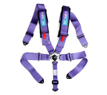 Cargar imagen en el visor de la galería, NRG SFI 16.1 5Pt 3 Inch Seat Belt Harness with Pads / Cam Lock - Purple