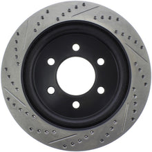 Cargar imagen en el visor de la galería, StopTech Slotted &amp; Drilled Sport Brake Rotor - Rear Left