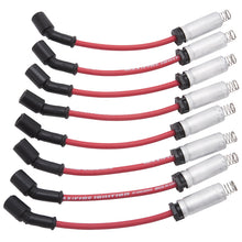 Cargar imagen en el visor de la galería, Edelbrock Spark Plug Wire Set LS Truck w/ Metal Sleeves 99-15 50 Ohm Resistance Red Wire (Set of 8)