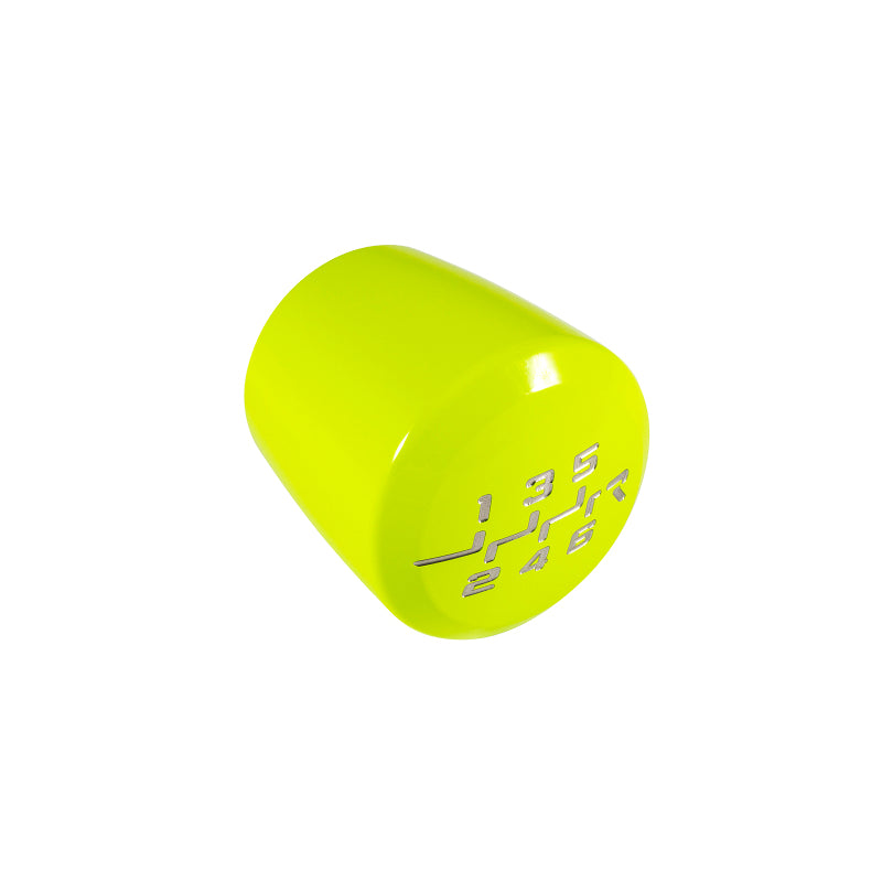 Raceseng Ashiko Shift Knob (Gate 3 Engraving) M12x1.25mm Adapter - Neon Yellow