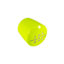 Cargar imagen en el visor de la galería, Raceseng Ashiko Shift Knob (Gate 3 Engraving) M12x1.25mm Adapter - Neon Yellow