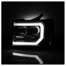 Load image into Gallery viewer, Spyder GMC Sierra 1500/2500/3500 07-13 V2 Projector Headlights - Smoke PRO-YD-GS07V2-LBDRL-SM