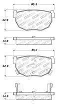 Cargar imagen en el visor de la galería, StopTech Street Touring 89-98 240SX Rear Brake Pads