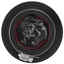 Cargar imagen en el visor de la galería, K&amp;N 1.75in Flange ID x 3in OD x 2.5in H Chrome Finish Rubber Base Crankcase Vent Filter