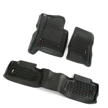 Load image into Gallery viewer, Rugged Ridge Floor Liner Front/Rear Black 2014-2017 Chevrolet / GMC Silverado / Sierra Crew Cab