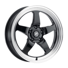 Cargar imagen en el visor de la galería, Forgestar D5 Drag 18x9.0 / 5x114.3 BP / ET35 / 6.4in BS Gloss Black Wheel