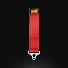 Cargar imagen en el visor de la galería, OMP Tow Hook Stainless Internal Diametre 100 mm - Medium Material (Red)