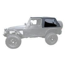 Cargar imagen en el visor de la galería, Rampage 2004-2006 Jeep Wrangler(TJ) LJ Unlimited Frameless Soft Top Kit - Black Diamond