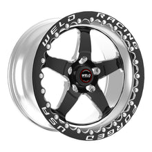 Load image into Gallery viewer, Weld S71 15x10.33 / 5x4.5 BP / 6.5in. BS Black Wheel (Medium Pad) - Black Single Beadlock MT