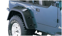 Cargar imagen en el visor de la galería, Bushwacker 87-95 Jeep Wrangler Cutout Style Flares 4pc Cutting Optional Not Renegade - Black