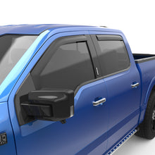 Cargar imagen en el visor de la galería, EGR 15+ Ford F150 Crew Cab In-Channel Window Visors - Set of 4 - Matte (573495)