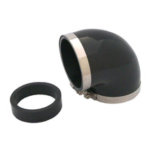 Cargar imagen en el visor de la galería, Spectre Coupler Elbow Reducer 3in. / 90 Degree w/2.5in. Insert (PVC) - Black