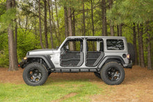 Cargar imagen en el visor de la galería, Rugged Ridge Fortis Tube Door Covers Full Set Black 18-20 Jeep Wrangler JLU