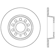 Cargar imagen en el visor de la galería, Stoptech 10-13 VW Golf/GTI/Jetta w/ 272mm Rear Disc Rear Premium High Carbon Cryo Brake Rotor