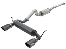 Cargar imagen en el visor de la galería, aFe Rebel Series 2.5in 409 SS Cat-Back Exhaust w/ Black Tips 2007+ Jeep Wrangler (JK) V6 3.6L/3.8L