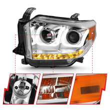 Load image into Gallery viewer, ANZO 2014-2016 Toyota Tundra Projector Headlights w/ U-Bar Chrome