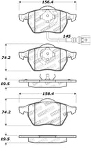 Cargar imagen en el visor de la galería, StopTech Street Touring 99-08 VW Jetta / 5/99-05 Golf GTi/GLS Turbo Front Brake Pads