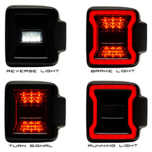 Cargar imagen en el visor de la galería, Oracle Jeep Wrangler JL Black Series LED Tail Lights