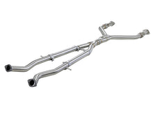 Cargar imagen en el visor de la galería, aFe Takeda 2.5in to 3in 304 SS Y-Pipe Exhaust System 16-18 Infiniti Q50/Q60 V6-3.0L (tt)