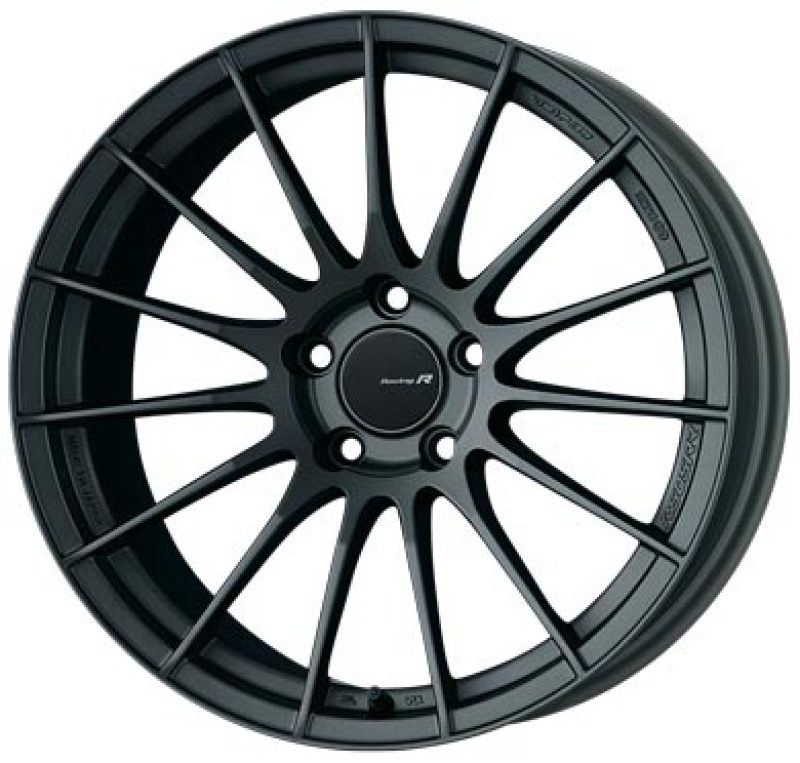 Enkei RS05-RR 18x10.5 22mm ET 5x114.3 75.0 Bore Matte Gunmetal Wheel Evo 10