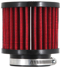 Cargar imagen en el visor de la galería, K&amp;N 1.75 inch Vent 3 inch D 2.5 inch H Air Filter - Rubber Top