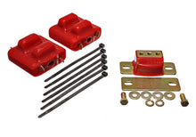 Cargar imagen en el visor de la galería, Energy Suspension 87-91 Suburban C10-C30 2WD Red Motor &amp; Transmission Mounts-Zinc Finish