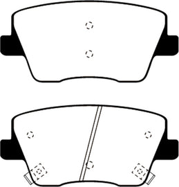 EBC 2019+ Hyundai Veloster N (2nd Gen) 2.0L Turbo Yellowstuff Rear Brake Pads