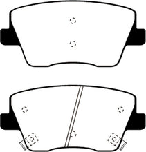 Cargar imagen en el visor de la galería, EBC 2019+ Hyundai Veloster (2nd Gen) 2.0L Turbo N Redstuff Rear Brake Pads