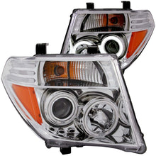 Cargar imagen en el visor de la galería, ANZO 2005-2008 Nissan Frontier Projector Headlights w/ Halo Chrome