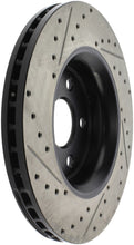 Cargar imagen en el visor de la galería, StopTech 11-12 Dodge Durango Sport Drilled &amp; Slotted Front Driver-Side Brake Rotor