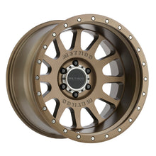 Cargar imagen en el visor de la galería, Method MR605 NV 20x10 -24mm Offset 6x135 87mm CB Method Bronze Wheel