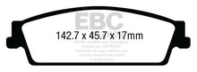Cargar imagen en el visor de la galería, EBC 15+ Gac Yukon XL / Denali XL 1500 Extra Duty Rear Brake Pads