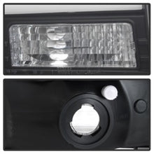 Cargar imagen en el visor de la galería, Spyder 99-04 Ford F250 Super Duty Projector Headlights - Light Bar - Black PRO-YD-FF25099V2-LB-BK