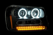 Cargar imagen en el visor de la galería, ANZO 2002-2009 Chevrolet Trailblazer Projector Headlights w/ Halo Black