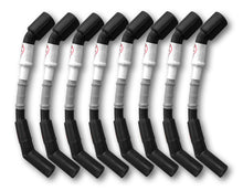 Cargar imagen en el visor de la galería, Kooks 10mm Spark Plug Wire - Grey w/Black Boots (Set of 8)