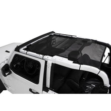 Cargar imagen en el visor de la galería, Rampage 2018-2019 Jeep Wrangler(JL) Sport 2-Door Mesh Shade Top - Black