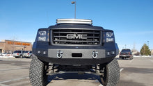 Load image into Gallery viewer, DV8 Offroad 07-13 GMC Sierra 1500 Winch Ready Front Bumper - Black Powdercoat