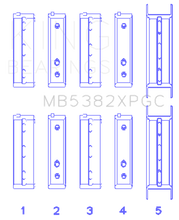Cargar imagen en el visor de la galería, King Engine Bearings Subaru EJ20/EJ22/ EJ25 (Including Turbo) Coated Crankshaft Main Bearing Set