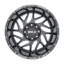 Cargar imagen en el visor de la galería, Weld Off-Road W117 20X9 Fulcrum 8X165.1 ET00 BS5.00 Gloss Black MIL 125.1