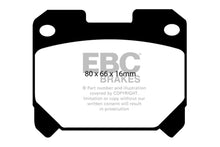 Cargar imagen en el visor de la galería, EBC 93-98 Toyota Supra 3.0 Twin Turbo Yellowstuff Rear Brake Pads