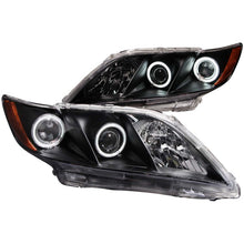 Cargar imagen en el visor de la galería, ANZO 2007-2009 Toyota Camry Projector Headlights w/ Halo Black