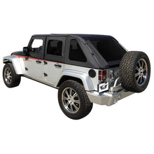 Cargar imagen en el visor de la galería, Rampage 2007-2018 Jeep Wrangler(JK) Unlimited Frameless Soft Top Kit - Black Diamond