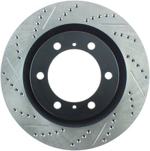 Cargar imagen en el visor de la galería, StopTech Slotted &amp; Drilled Sport Brake Rotor