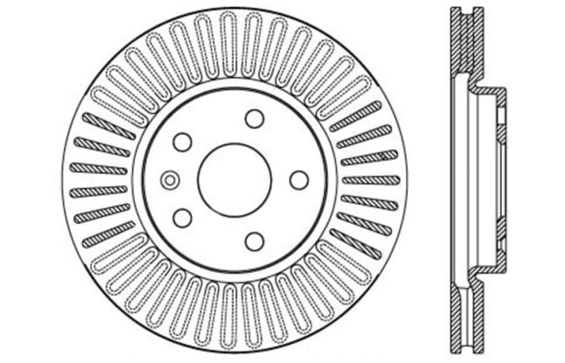 StopTech Slotted & Drilled Sport Brake Rotor