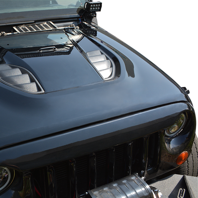 DV8 Offroad 07-18 Jeep Wrangler JK Rubicon 10th Anniversary Replica Hood